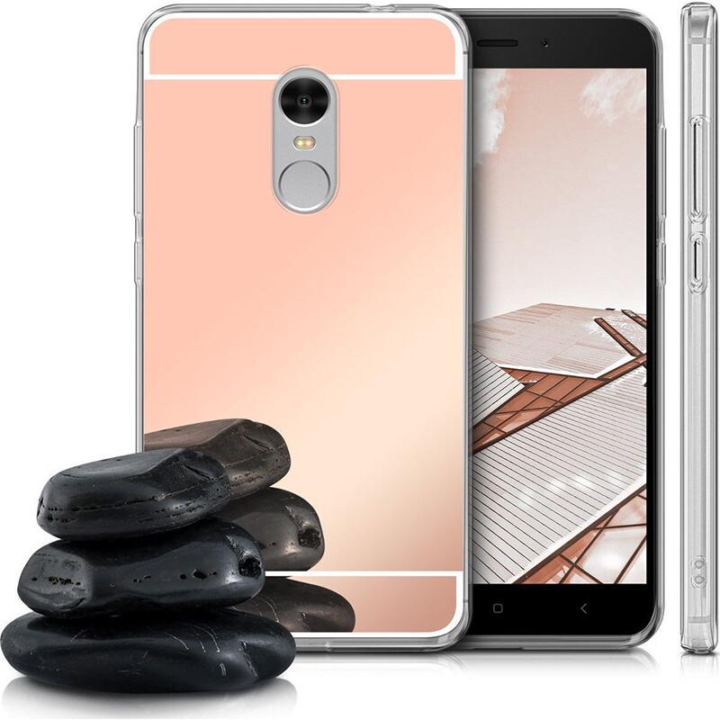 Forcell Mirror Slim Fit Gel Case Θήκη Σιλικόνης Gold (Xiaomi Redmi 4X) - Image 1