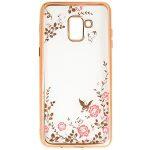 Forcel Strass TPU Case Diamond Garden - Θήκη σιλικόνης με Στρας Gold (Samsung Galaxy J3 2017)