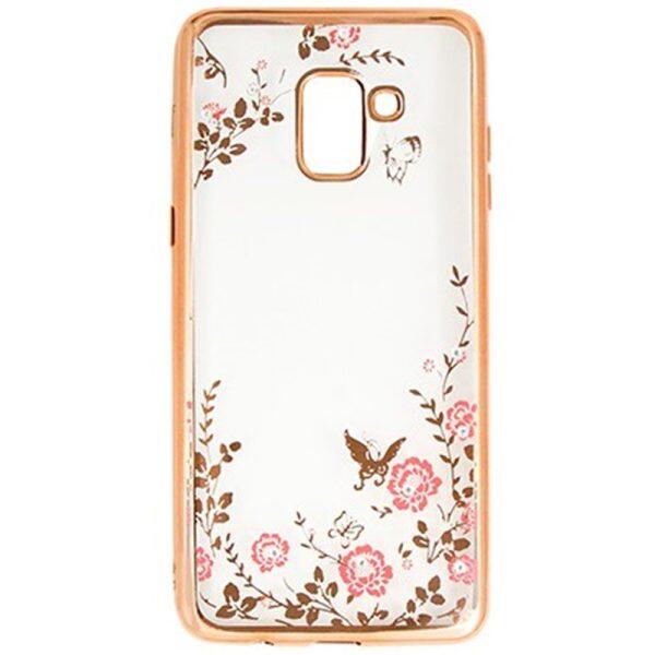 Forcel Strass TPU Case Diamond Garden - Θήκη σιλικόνης με Στρας Gold (Samsung Galaxy J3 2017)