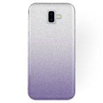 Forcell Shine Cover Hard Case Clear / Violet (Samsung Galaxy J6 Plus 2018)