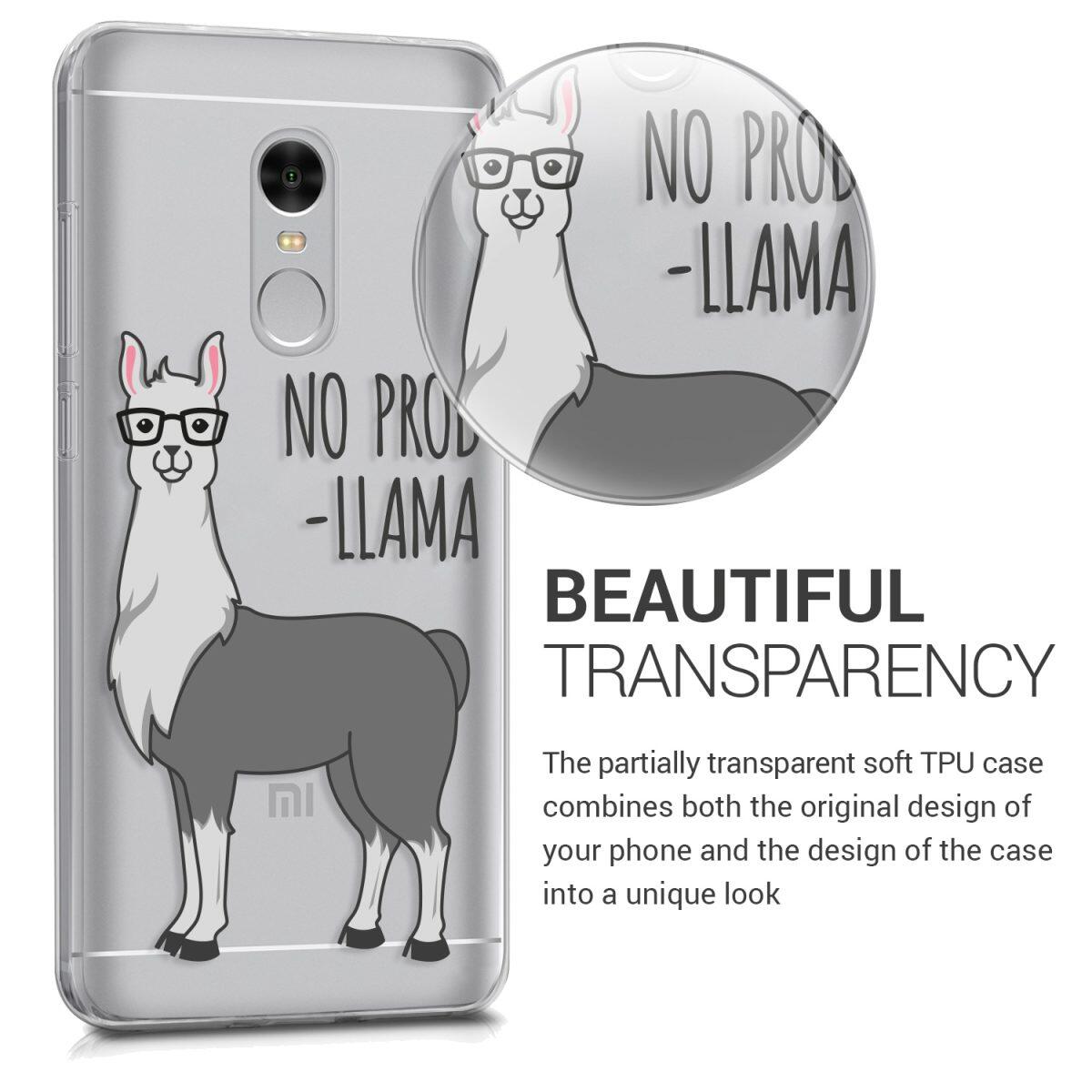 KW Slim Fit Gel Case Prob-Liama (41545.04) Θήκη Σιλικόνης Διάφανη (Xiaomi Redmi Note 4) - Image 3