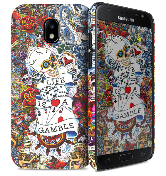 i-Paint Hard Back Case - Tattoo (Samsung Galaxy J3 2017)