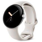 ΒΙΤΡΙΝΑΣ – Google Pixel Watch Stainless Steel 41mm Polished Silver case/Chalk Active band