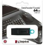 Kingston DataTraveler Exodia 64GB USB 3.2 Stick Black