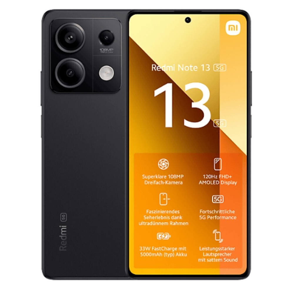 Xiaomi Redmi Note 13 5g 8256gb Dual Sim Graphite Black Global Edition ΠΛΗΡΩΜΗ ΑΠΟ 3 ΕΩΣ 60 7474