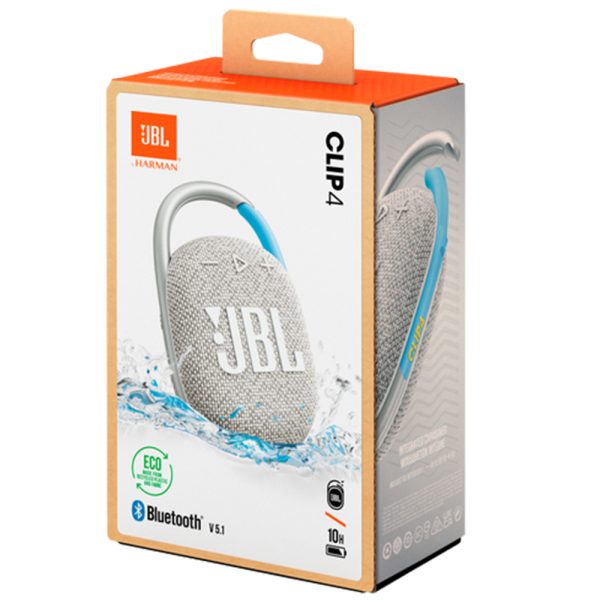 JBL Clip 4 Wireless Bluetooth Speaker Eco White