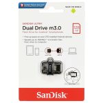 Sandisk Ultra Dual 128GB USB 3.0 SSD Stick με σύνδεση USB-A & micro USB-B
