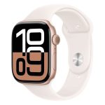 Apple Watch Series 10 GPS 42mm Rose Gold με Light Blush Sport Band (M/L) MWWJ3 - Image 2