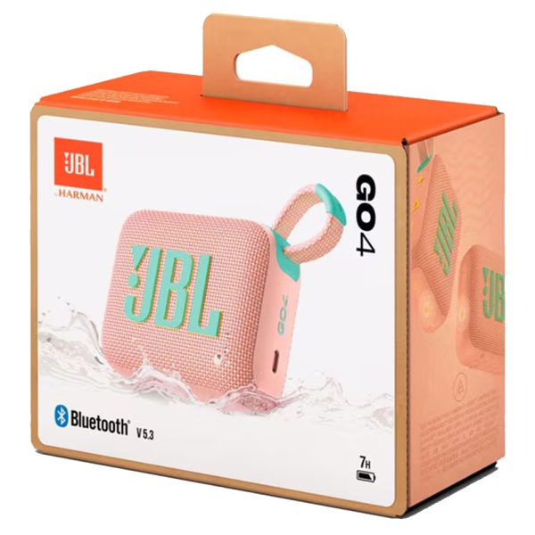 JBL Go 4 Wireless Bluetooth Speaker Pink