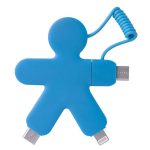 Xoopar Buddy Eco Friendly Multi USB Cable Blue