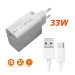 Xiaomi 33W Wall Charger Type A με Καλώδιο USB-C White (BHR9956EU) - Image 2