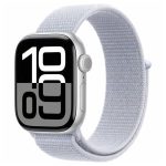 Apple Watch Series 10 GPS 46mm Silver με Blue Cloud Sport Loop MWWN3 - Image 2