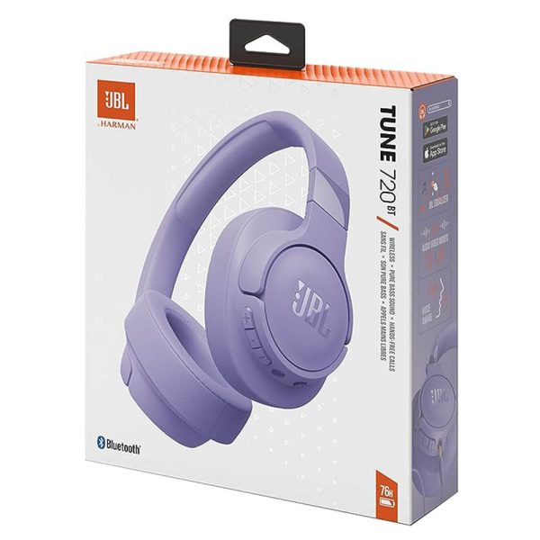 JBL Tune 720BT Ασύρματα/Ενσύρματα Ακουστικά Purple