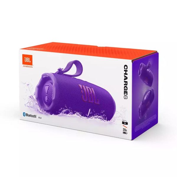 JBL Charge 6 Wireless Bluetooth Speaker Purple