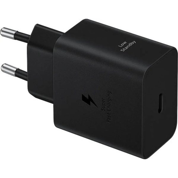 Samsung Φορτιστής Χωρίς Καλώδιο με Θύρα USB-C 45W Power Delivery / Quick Charge 2.0 Μαύρος EP-T4511
