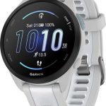 Garmin Forerunner 165 43mm Αδιάβροχο Smartwatch με Παλμογράφο Mist Gray/Whitestone