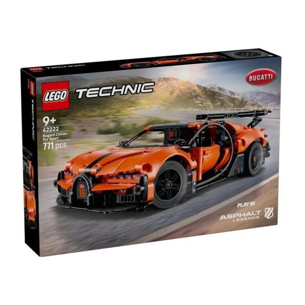 Lego Technic Bugatti Chiron Pur Sport Hypercar 42222
