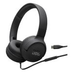 JBL Tune 520C Wired On-Ear Headphones Black