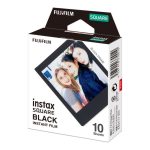 Fujifilm Color Instax Square Instant Φιλμ (10 Exposures) Black