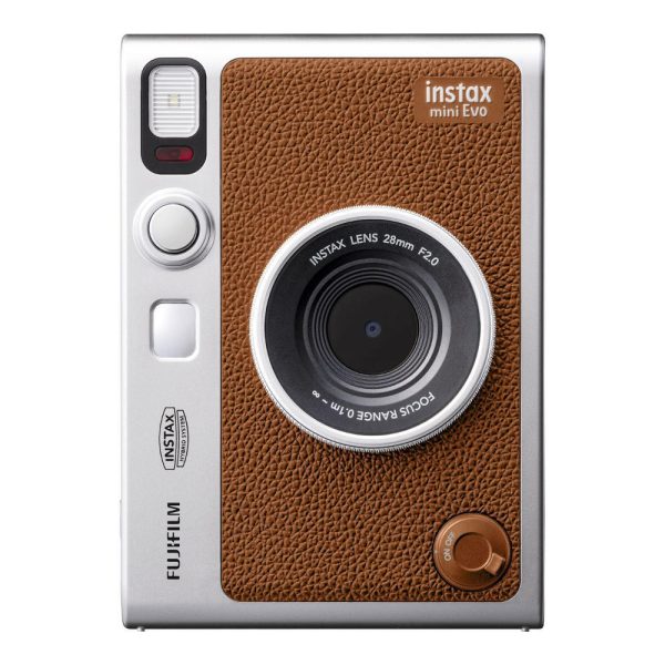 Fujifilm Instax Mini Evo Instant Φωτογραφική Μηχανή Brown