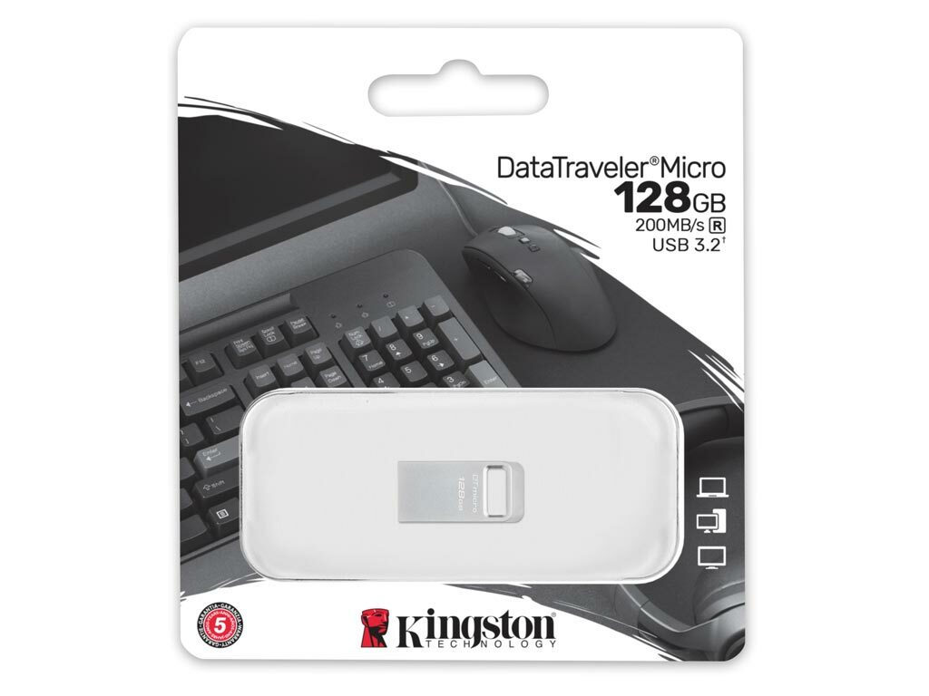 20220526100817_fde2b209 Kingston DataTraveler Micro Gen2 128GB USB 3.2 Stick - Image 1