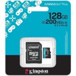 Kingston Canvas Go Plus microSDXC 128GB U3 V30 A2 UHS-I 200MB/s + Adapter