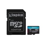 Kingston Canvas Go Plus microSDXC 128GB U3 V30 A2 UHS-I 200MB/s + Adapter - Image 2