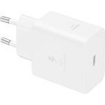 Samsung Φορτιστής Χωρίς Καλώδιο με Θύρα USB-C 45W Power Delivery / Quick Charge 2.0 Λευκός EP-T4511